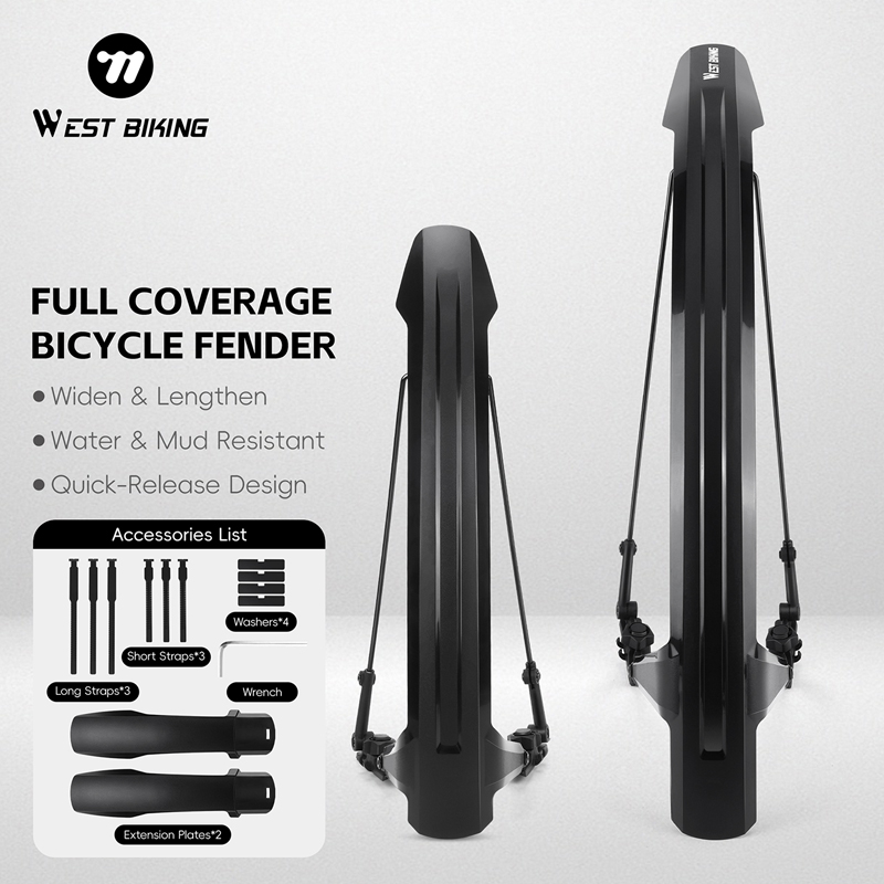 Fender Mudguard Set - Ensemble de garde-boue pour vélo WEST