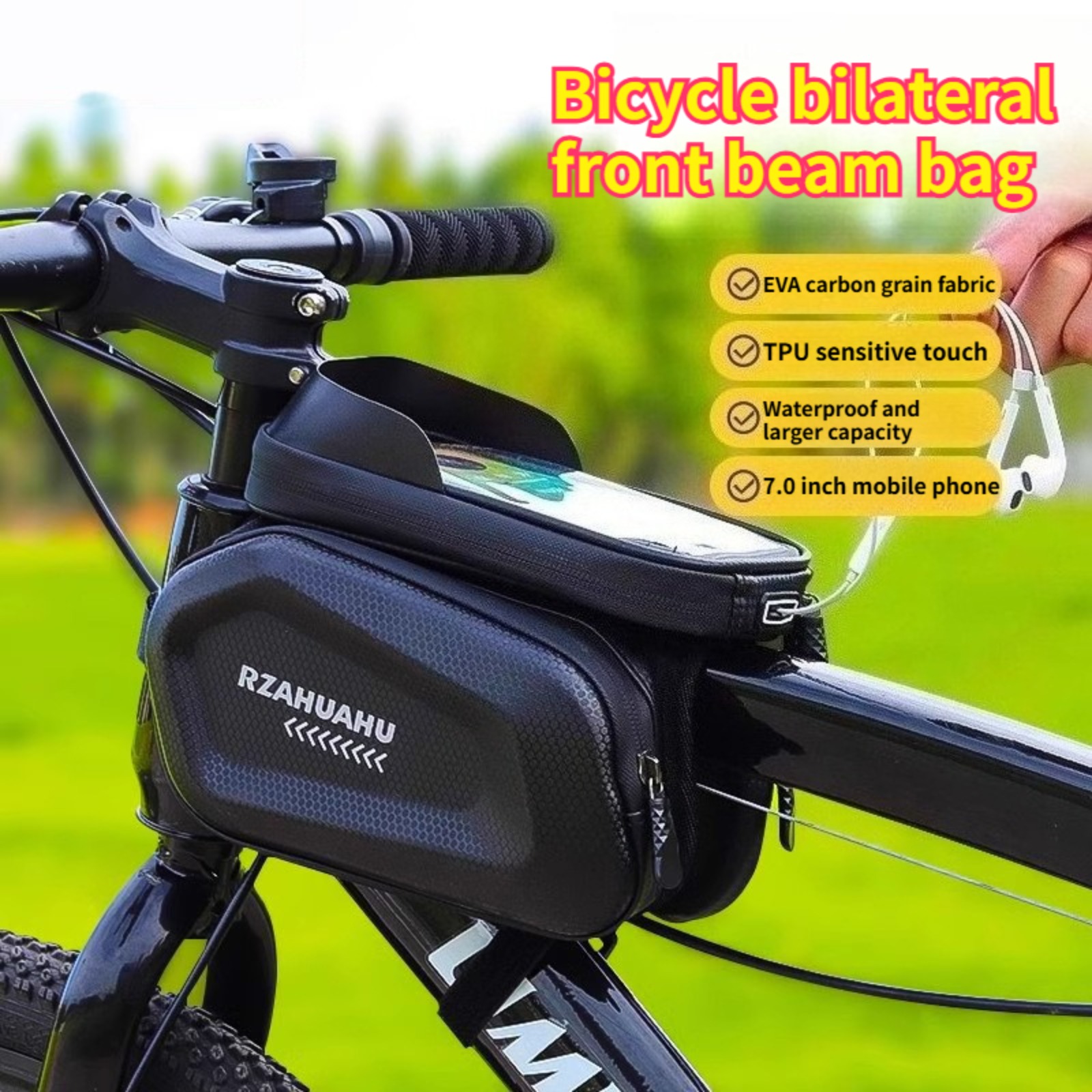 Cycling Commuter Backpack Waterproof - Sac de cadre de vélo 2L