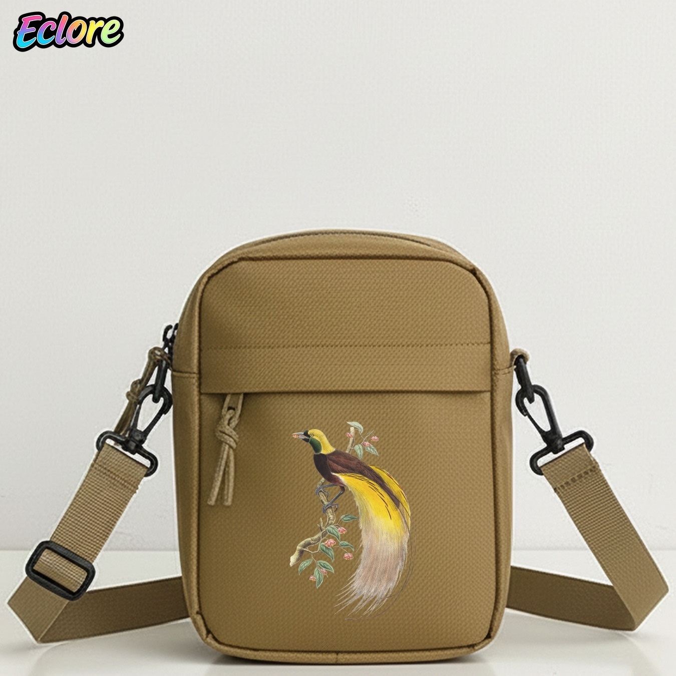 Cycling Commuter Bag - Sac à bandoulière à imprimé floral