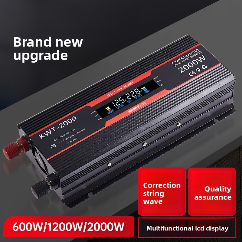 Usb Charger Dynamo - Onduleur solaire 12v 220v, 600W 1200W