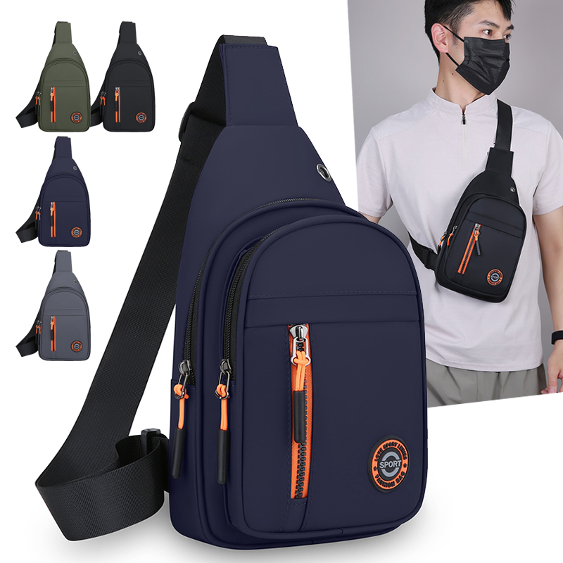 Cycling Commuter Backpack Waterproof - Sac de poitrine pour homme, sac