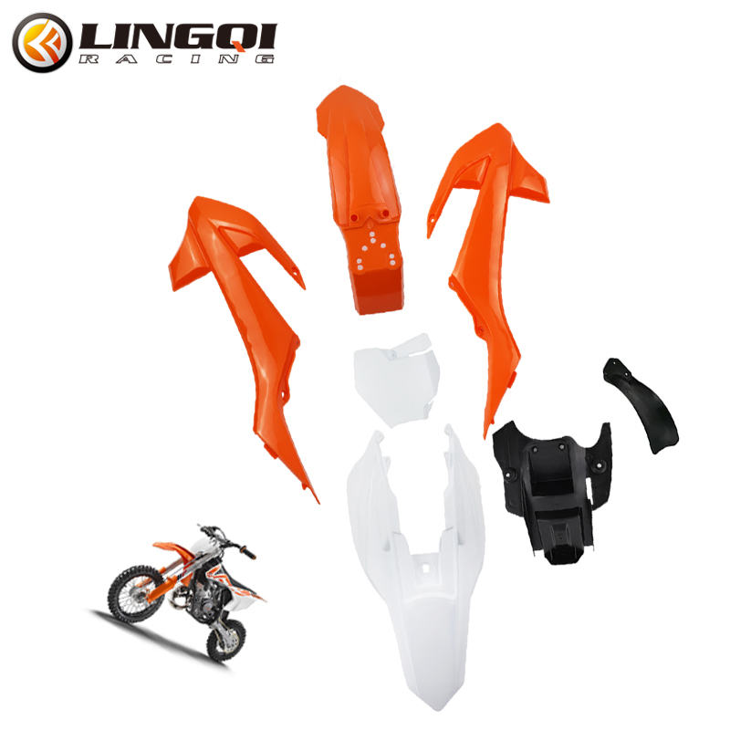 Fender Mudguard Set - LINGQI-Ensemble de carénage de moto, garde-boue