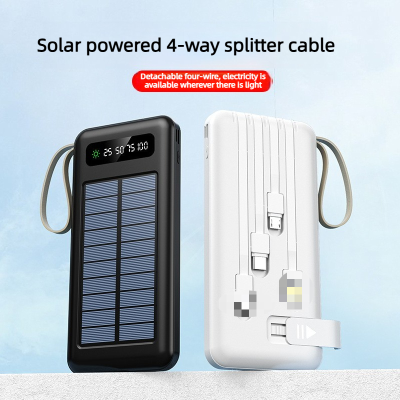 Usb Charger Dynamo - Batterie externe solaire grande capacité 10000/20000