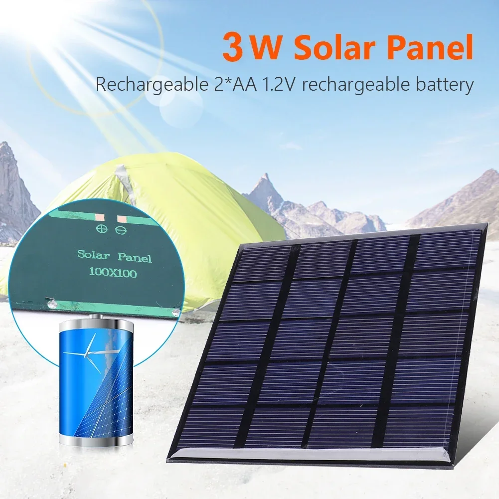 Usb Charger Dynamo - Panneau solaire portable en polysilicium, panneau