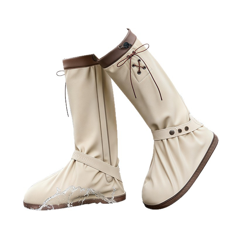 Cycling Commute In Rain - Surchaussures de pluie unisexes élégantes, hautes,