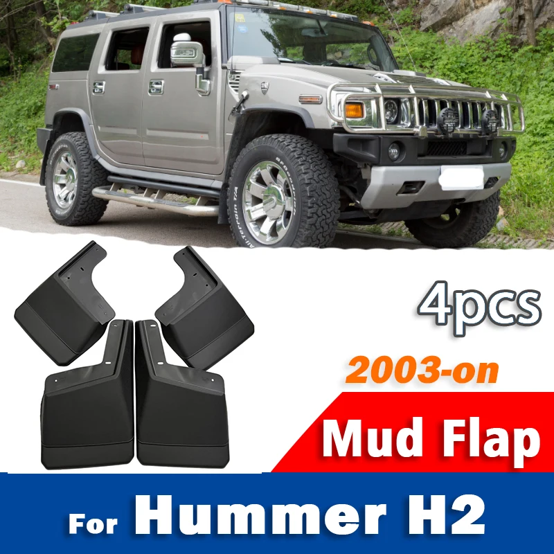 Garde-boue pour Hummer H2, 4 p - Fender Mudguard Set avis et prix