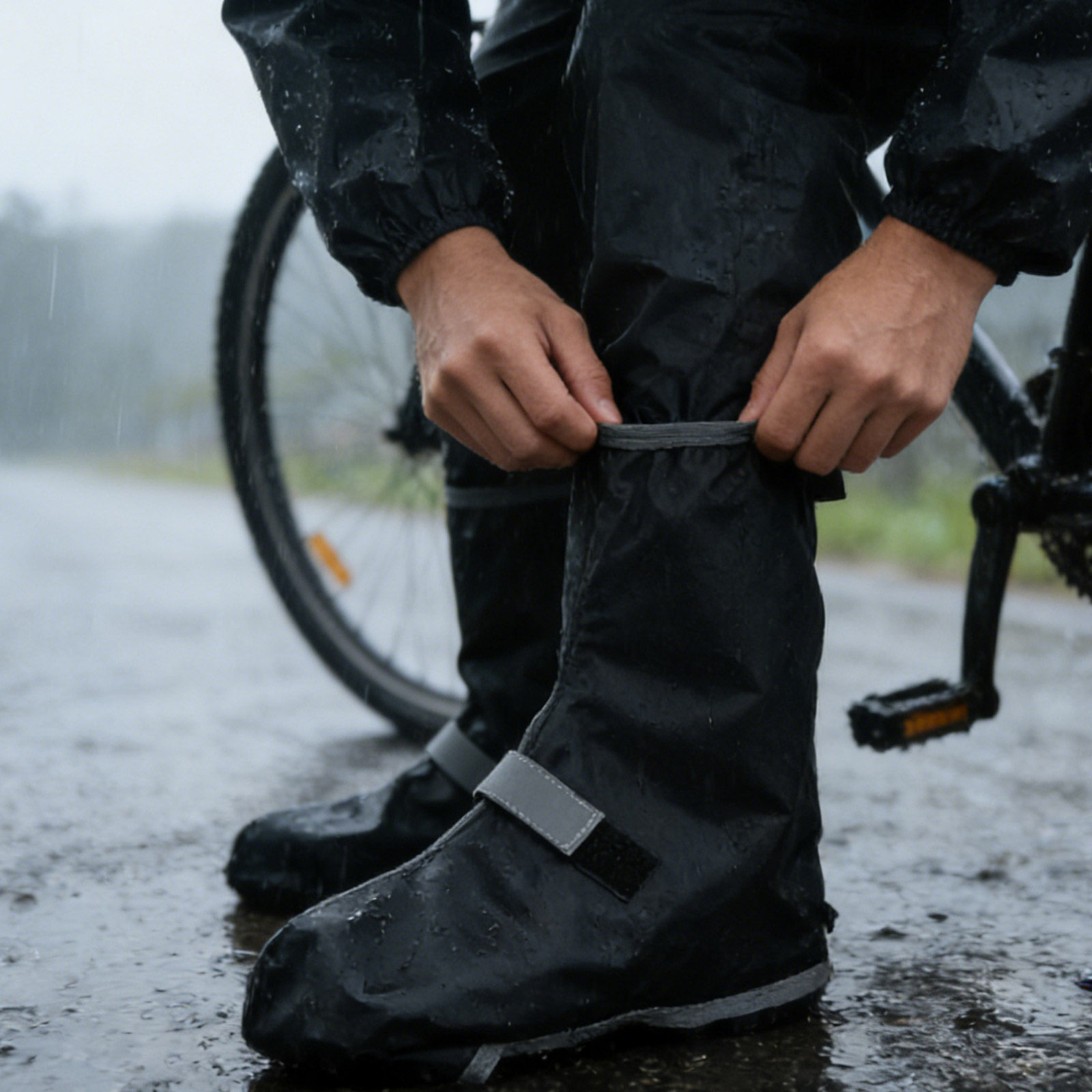 1 paire de couvre-chaussures d - Cycling Commute In Rain avis et prix