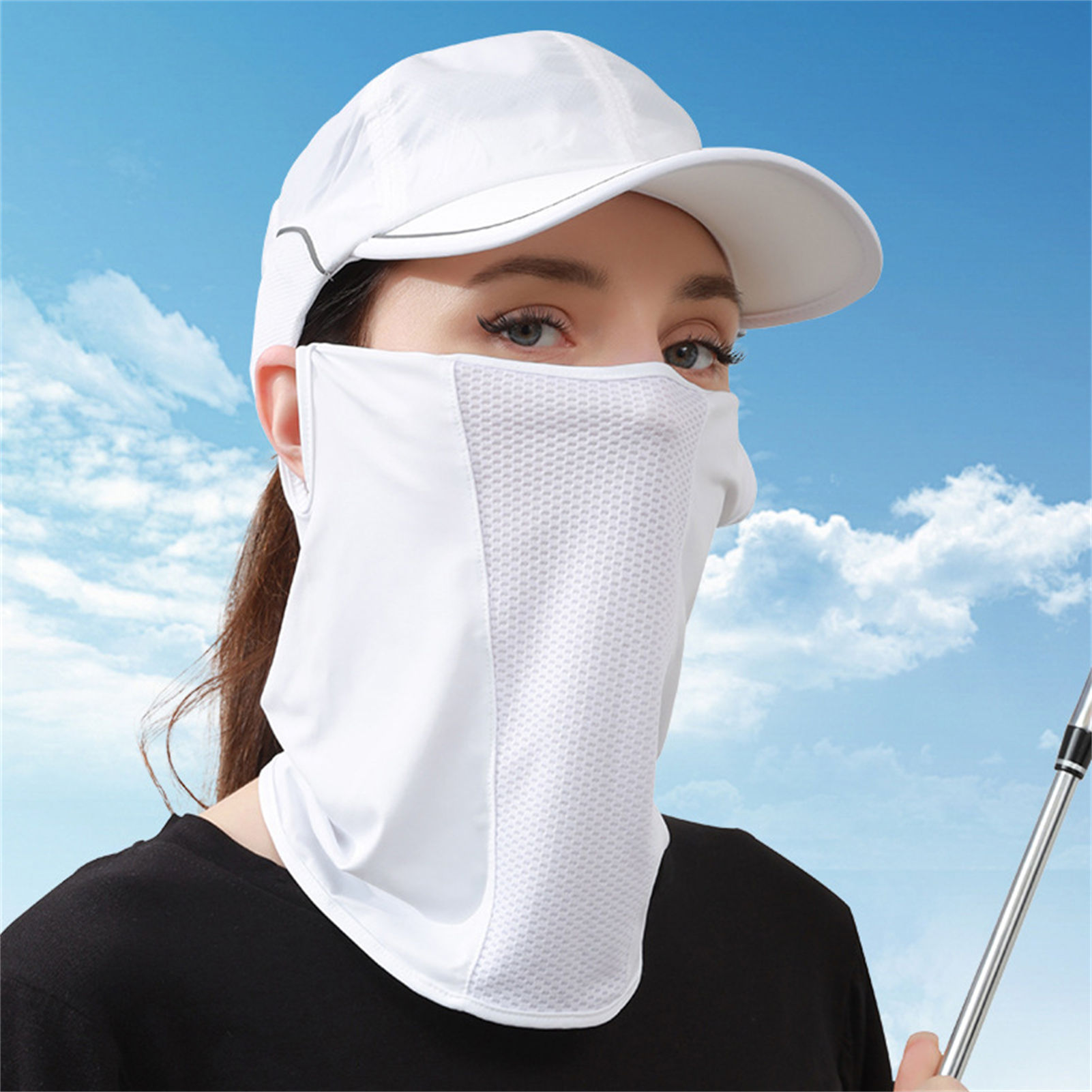 Masque solaire en soie glacée  - Cycling Loop avis et prix