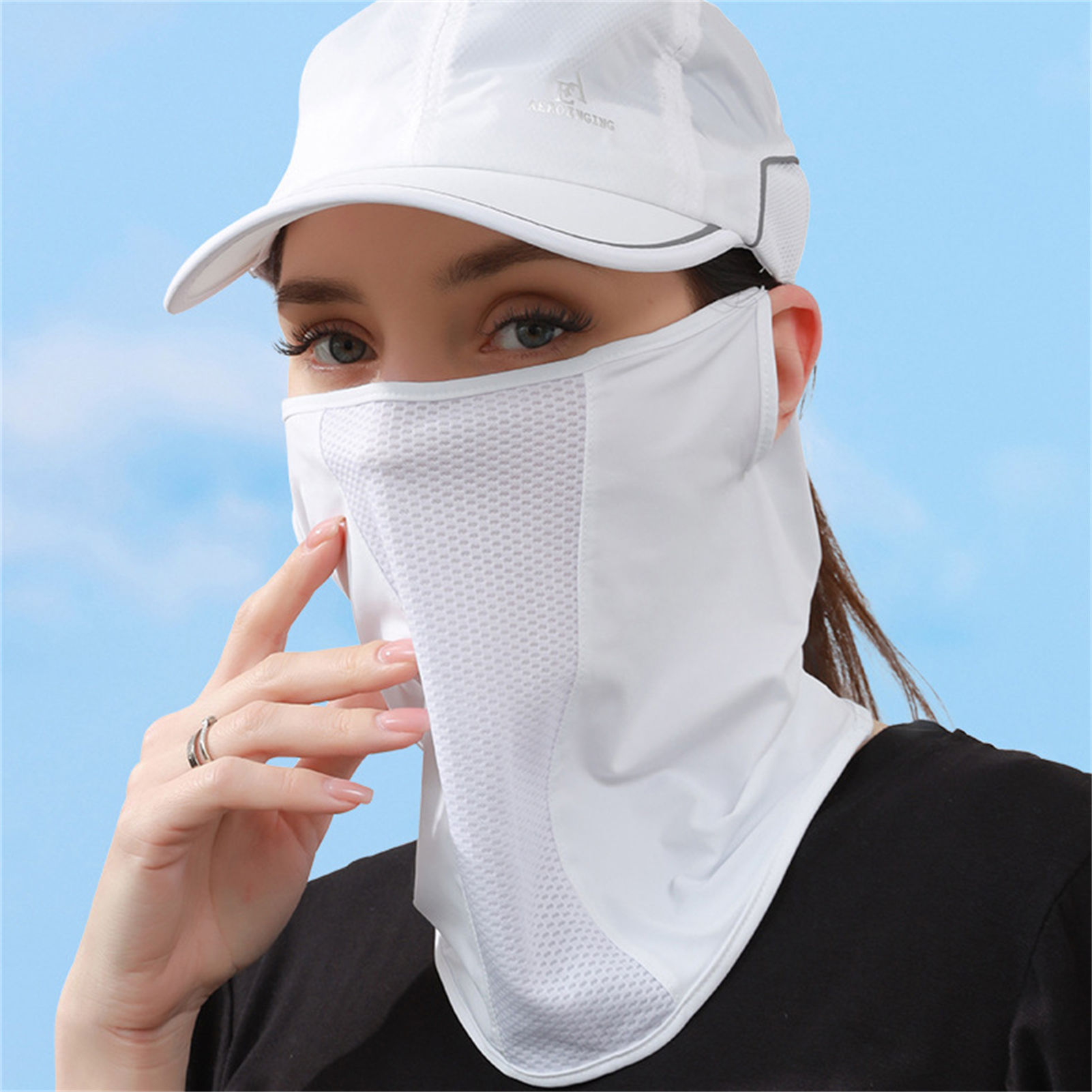 Masque solaire en soie glacée  - Cycling Loop avis et prix