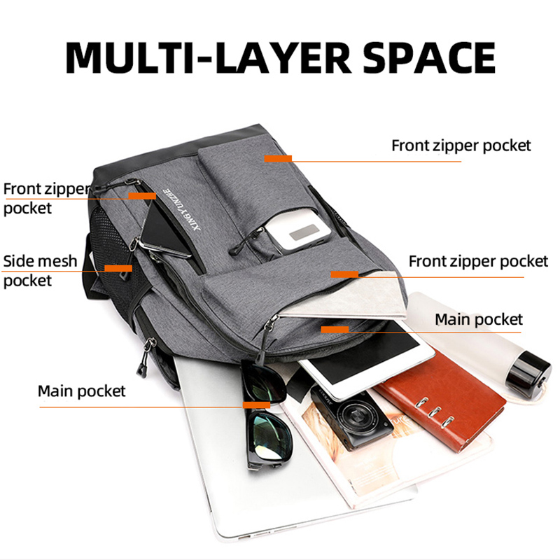 Hommes femmes USB charge sac à - Cycling Commuter Backpack Laptop avis et prix