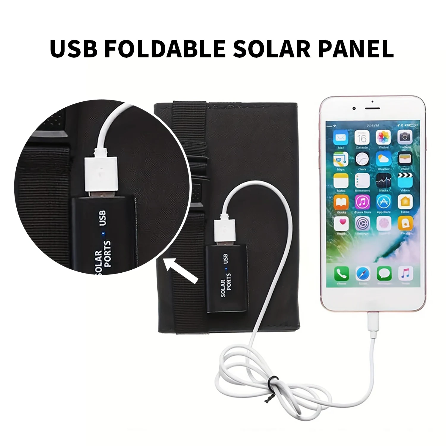 Panneau Solaire Pliable 20W 50 - Usb Charger Dynamo avis et prix
