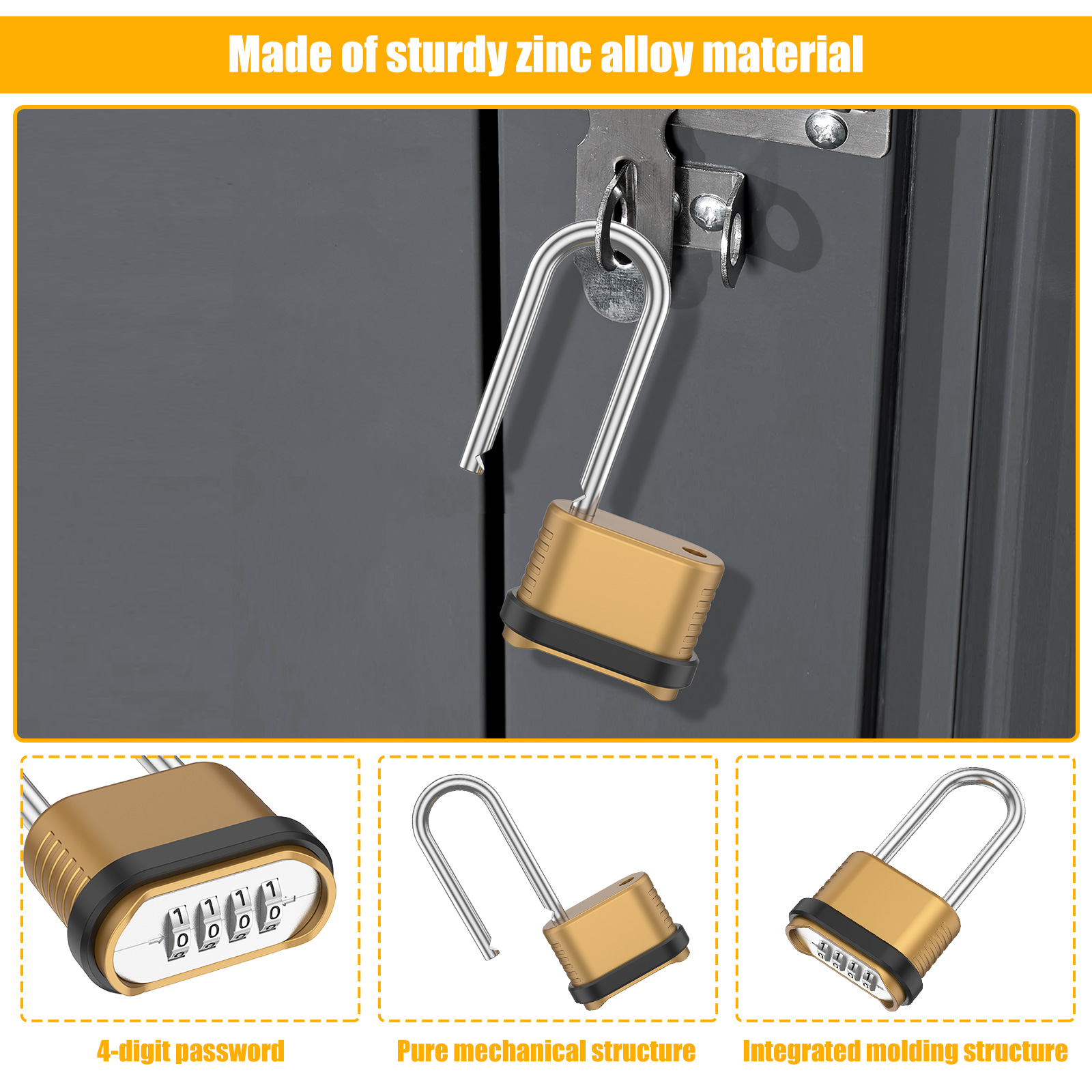 Cadenas à combinaison robuste  - U Lock Heavy Duty avis et prix
