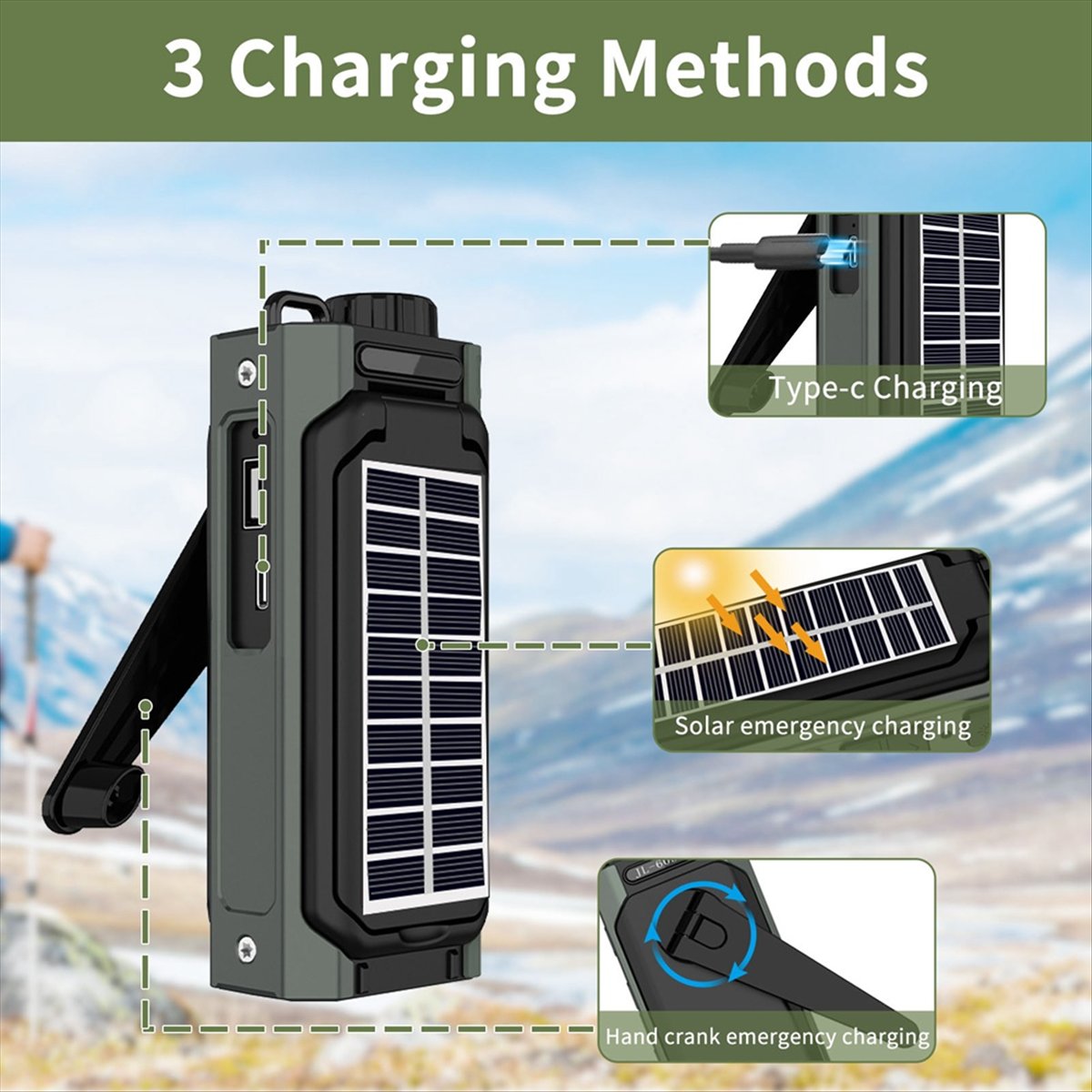 Radio solaire portable A26Z, r - Usb Charger Dynamo avis et prix