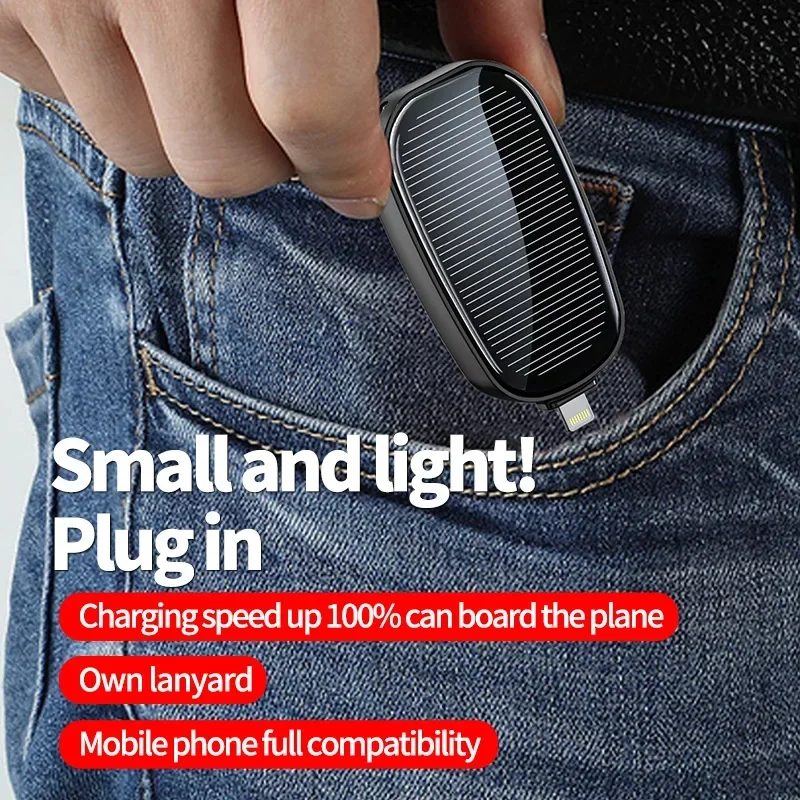 Mini batterie externe solaire  - Usb Charger Dynamo avis et prix