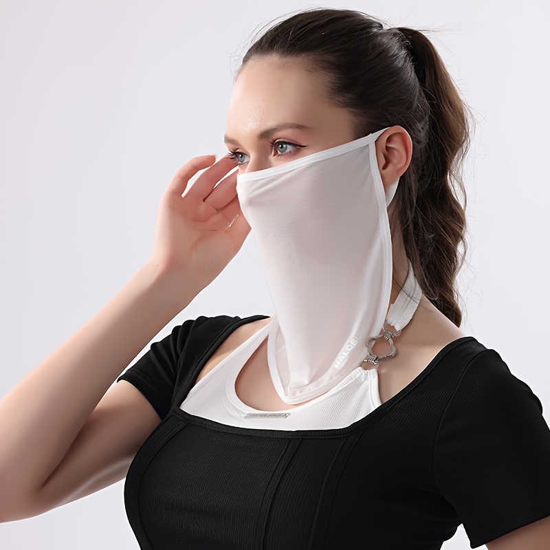 Masque facial anti-UV en soie  - Cycling Loop avis et prix