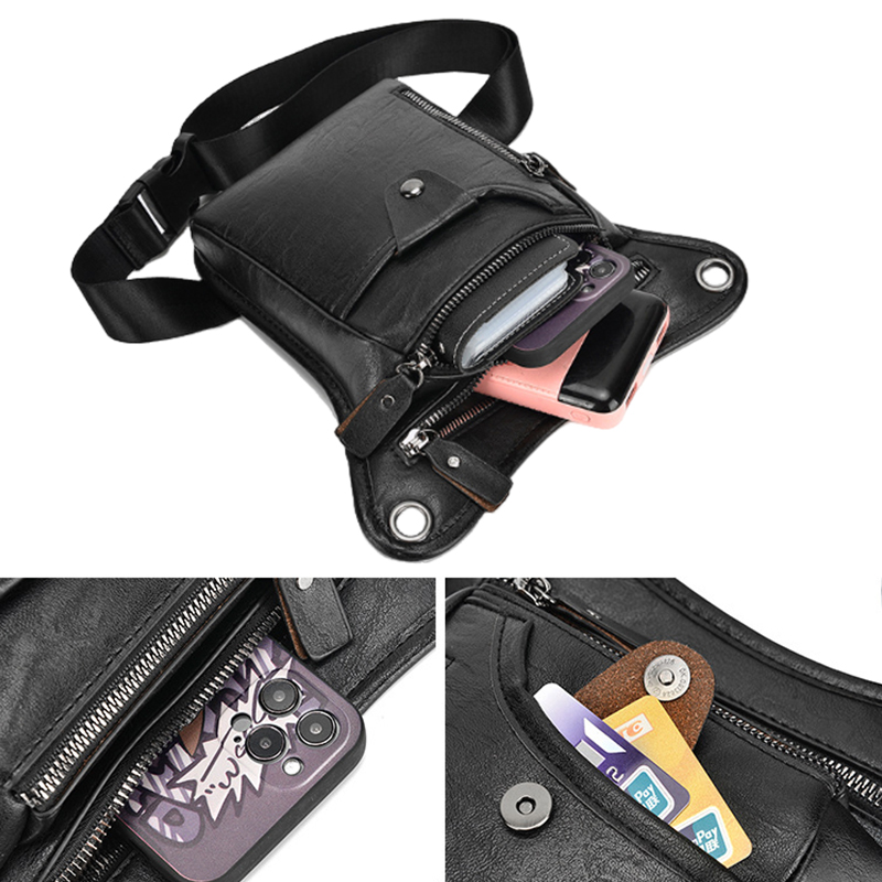 Sac de taille Vintage en cuir  - Cycling Commuter Bag avis et prix