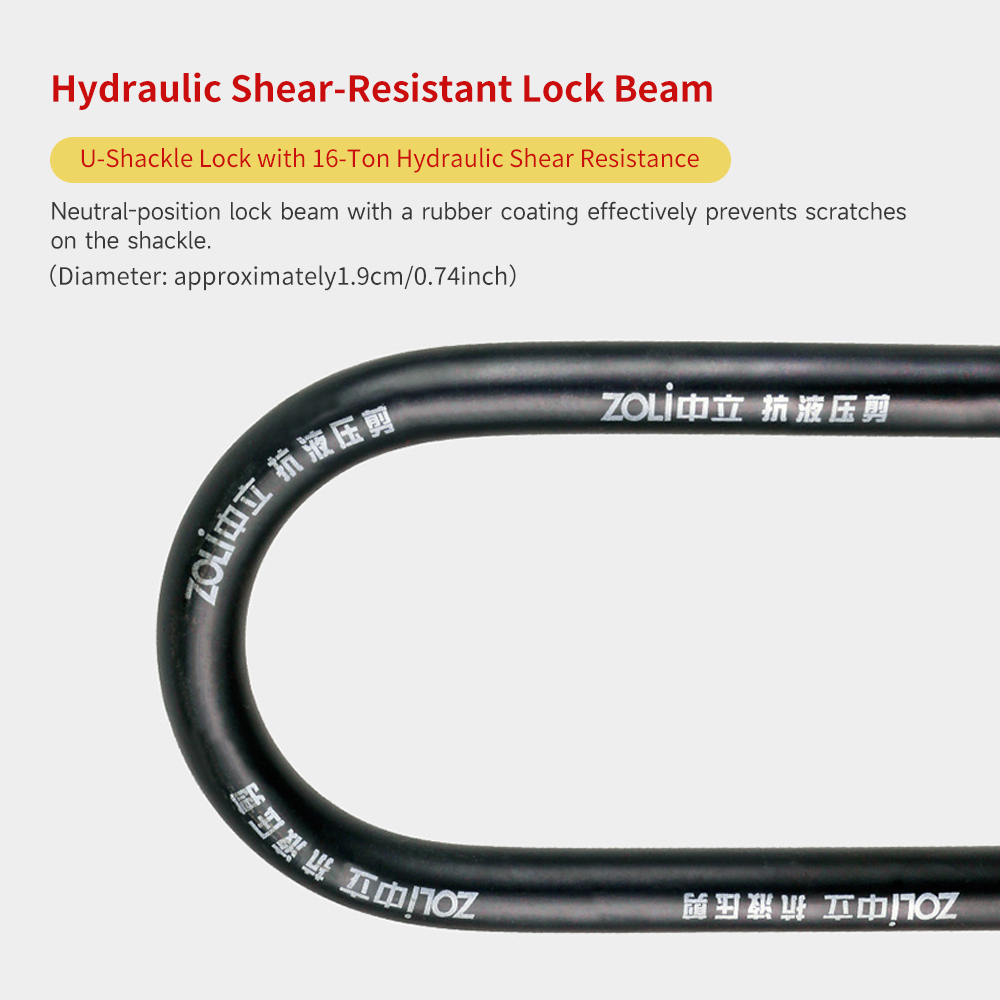Antivol en U ZOLI, antivol rob - U Lock Heavy Duty avis et prix