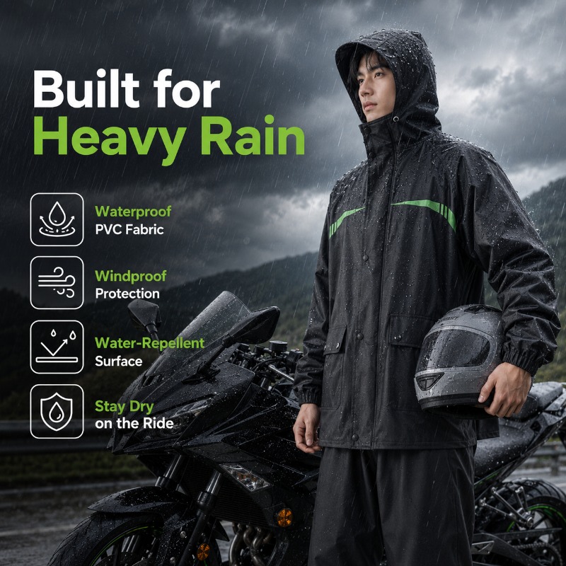 Combinaison de pluie imperméab - Cycling Commute In Rain avis et prix
