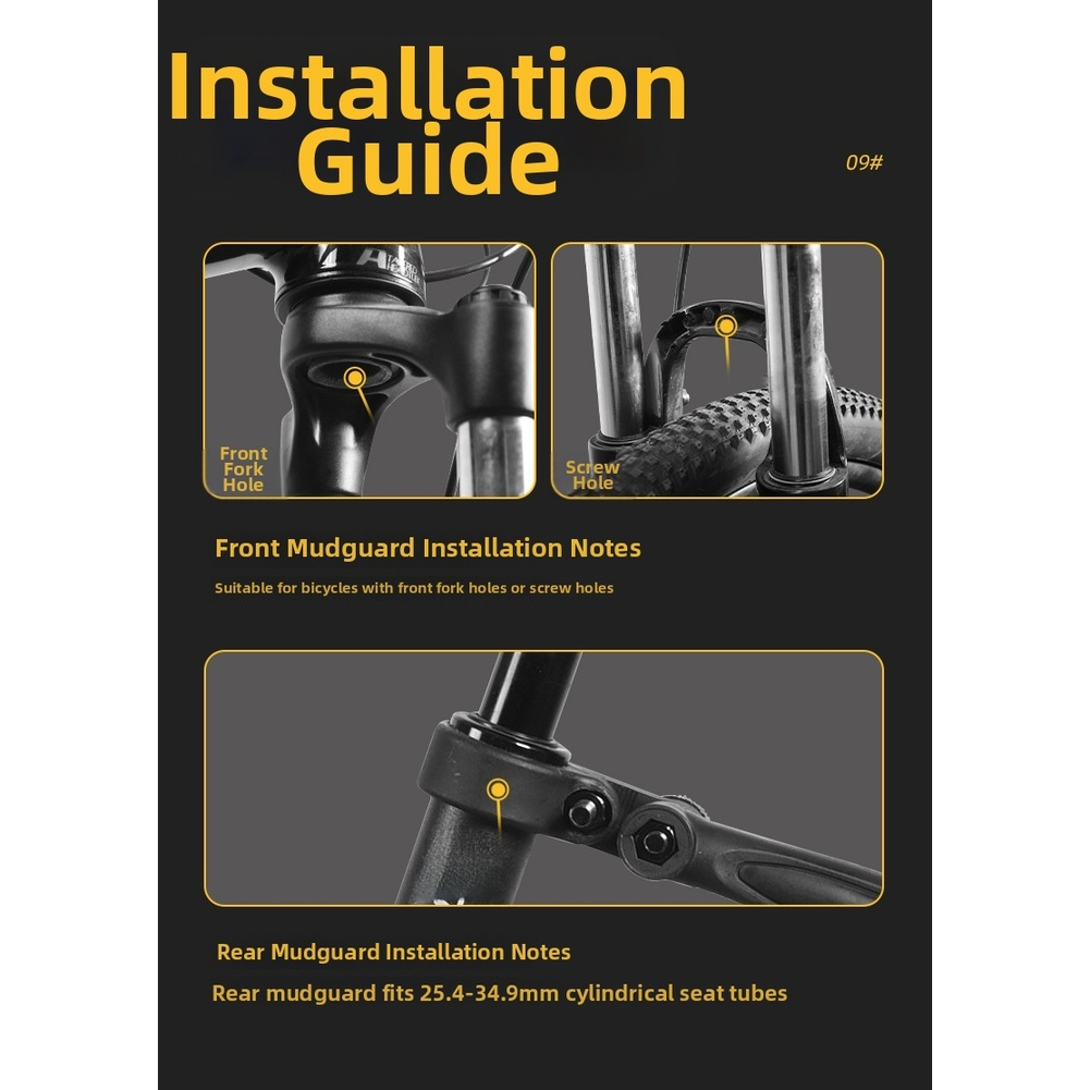 Kit de garde-boue télescopique - Fender Mudguard Set avis et prix
